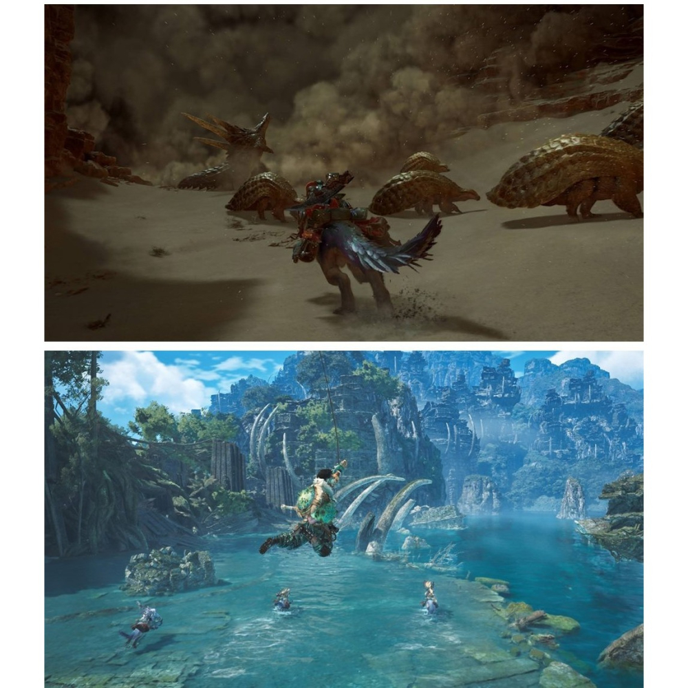 【2/28發售】PC STEAM 魔物獵人 荒野 Monster Hunter Wilds 鐵盒中文限定+鐳雕石板杯墊-細節圖8