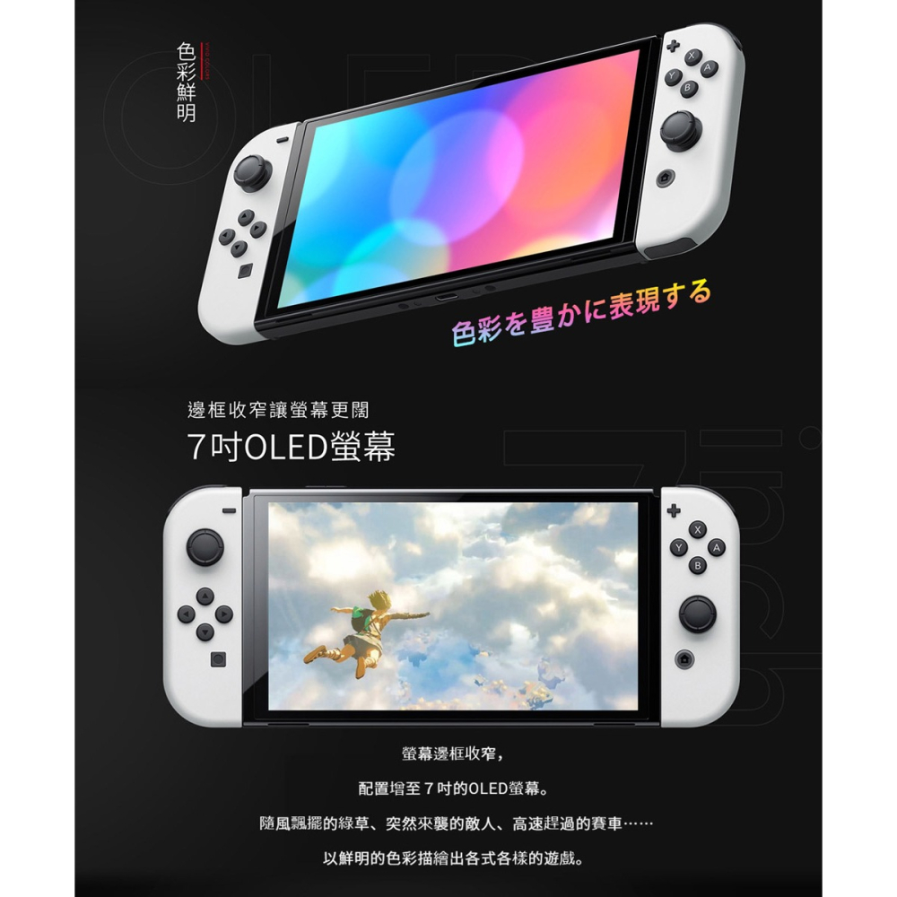 【台灣公司貨刷卡附發票】任天堂 Nintendo Switch  超級瑪利歐兄弟 驚奇 OLED主機 組合 白-細節圖5