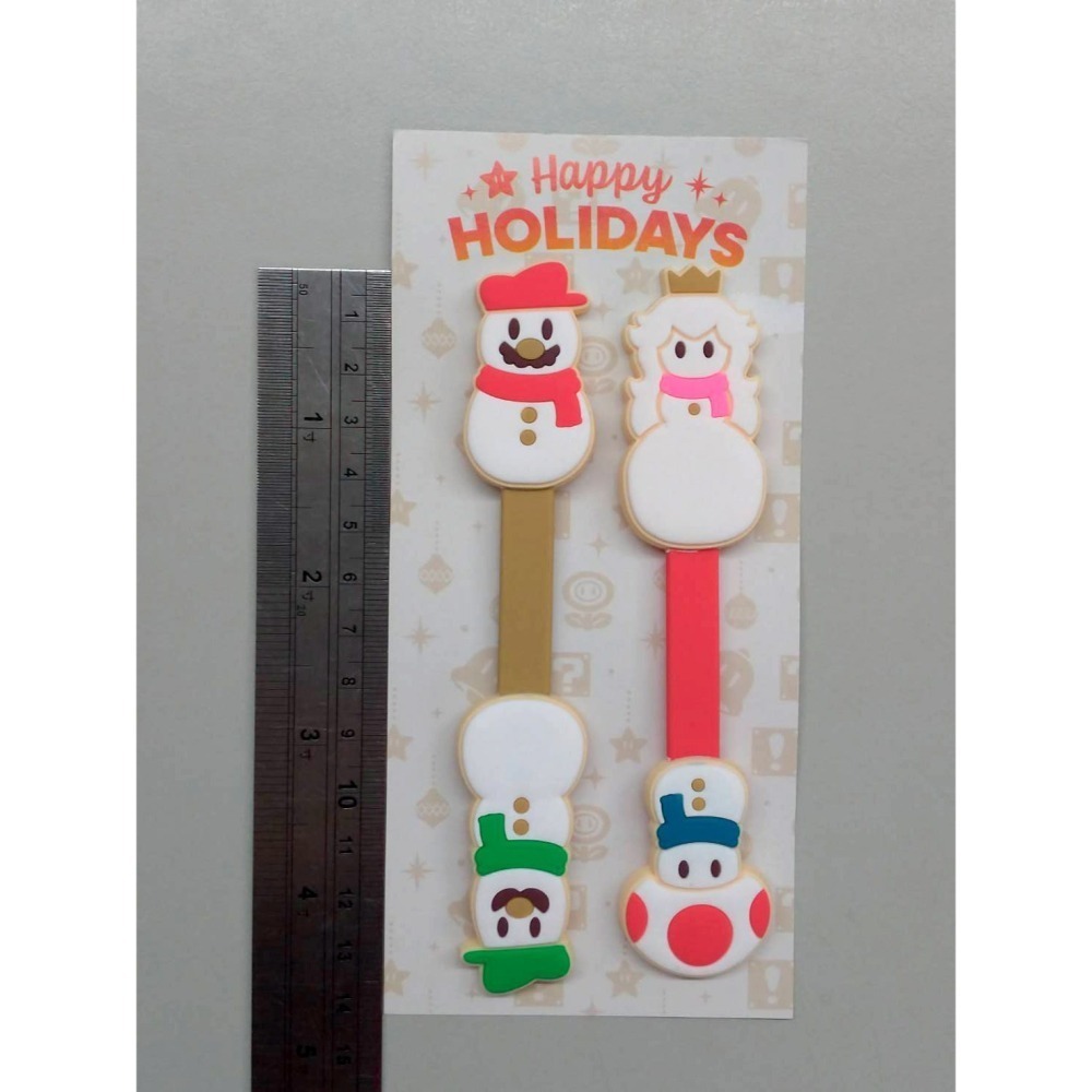 【全新現貨】任天堂 Nintendo Switch 2024年特典  雪人造型 超級瑪利歐 捲線器 無敵星貼紙-細節圖4