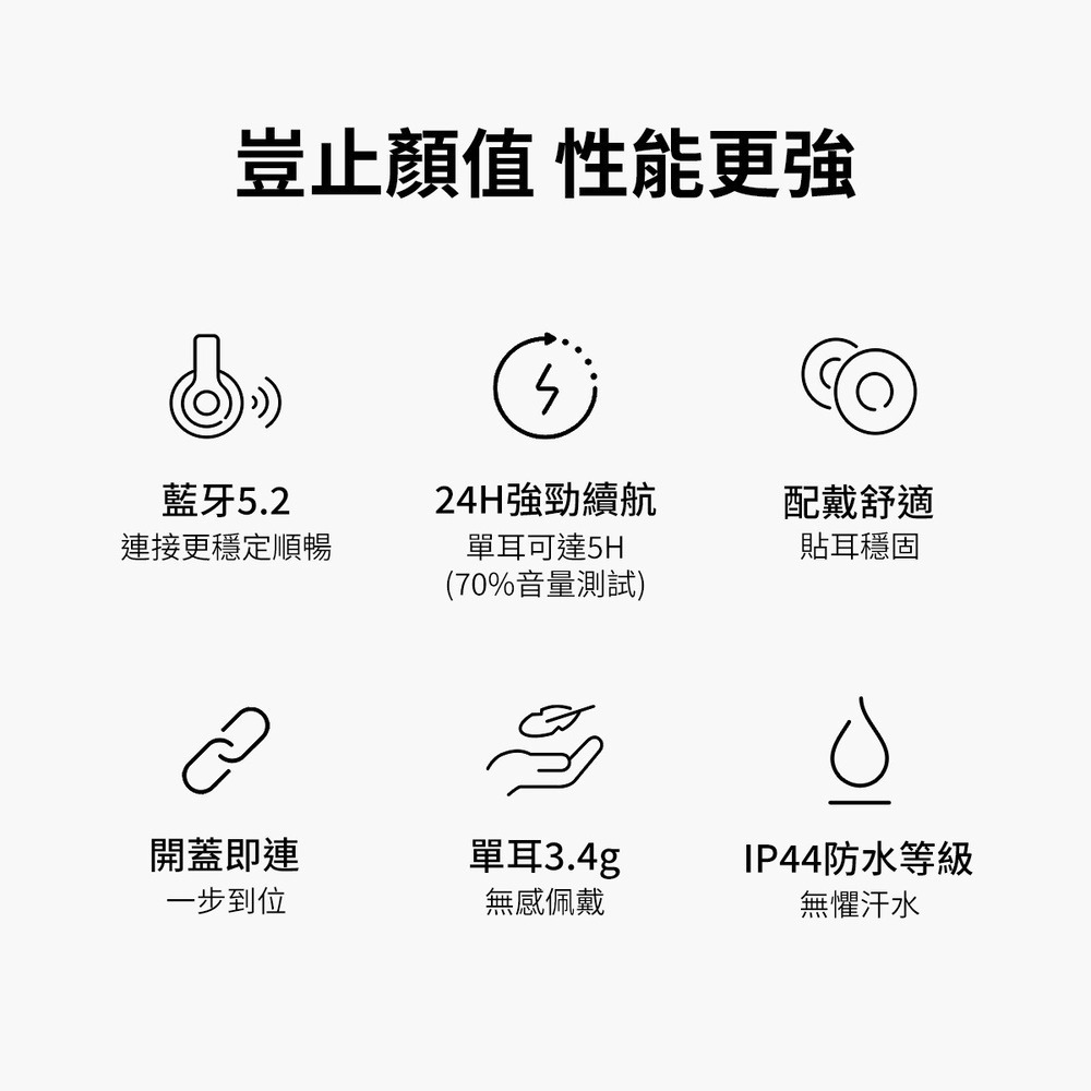 【全新公司現貨】NOKIA 超輕入耳式 真無線藍牙耳機(藍牙5.2/ENC降噪) E3100 Plus [夢遊館]-細節圖2