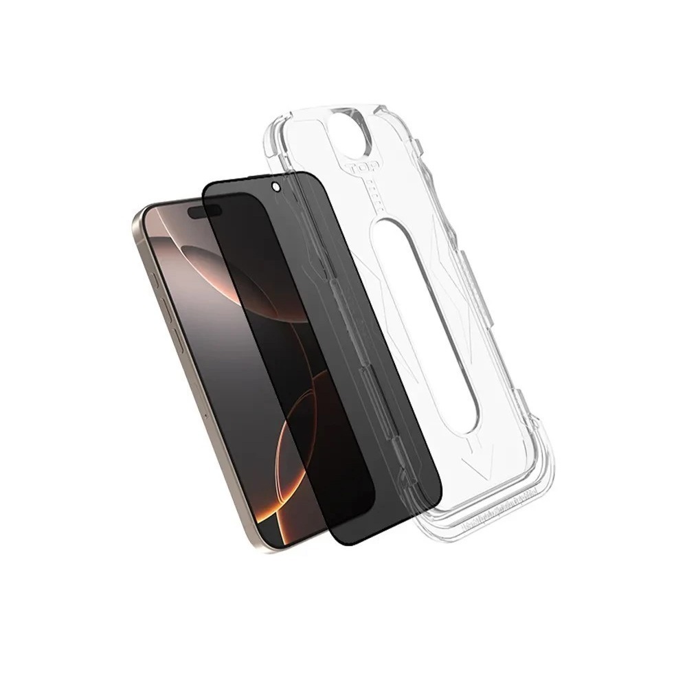 【全新現貨附發票】Philips 飛利浦 iPhone 16系列 鋼化玻璃保護貼(防窺視) DLK5513-細節圖2