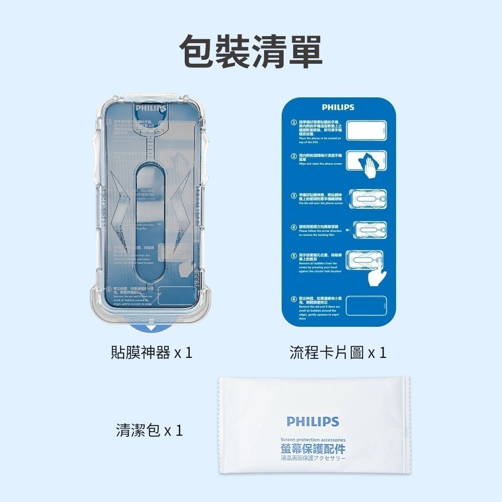 【全新現貨附發票】Philips 飛利浦 iPhone 16系列 鋼化玻璃保護貼(防窺視) DLK5513-細節圖10