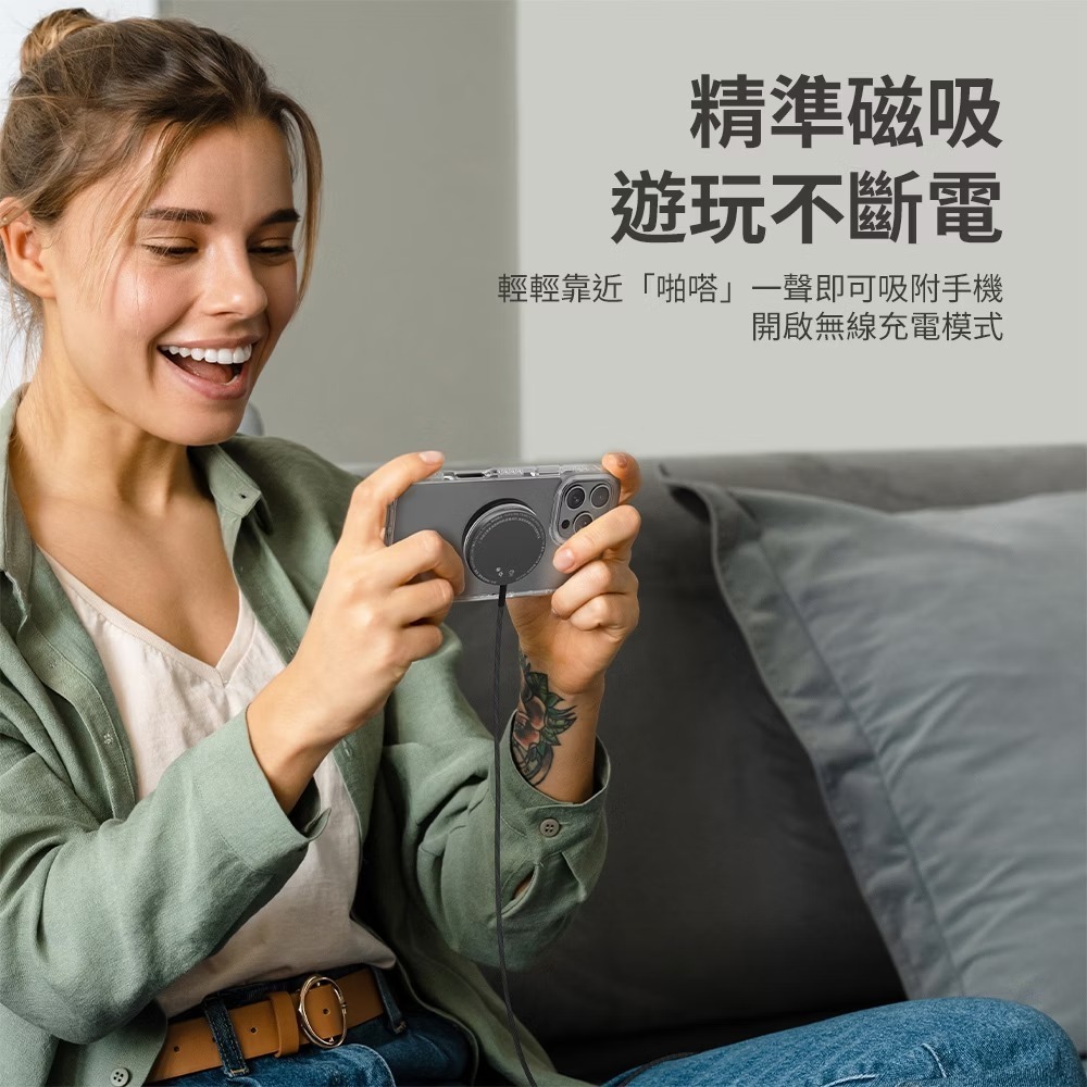 Philips 飛利浦 Apple iPhone 16 系列 高透磁吸旋轉支架防摔保護殼 含掛繩組 支援MagSafe-細節圖3