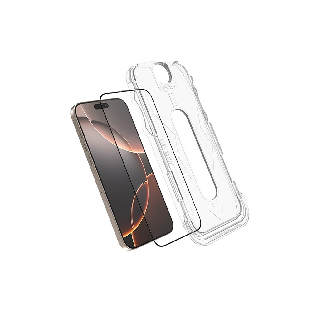 【全新現貨附發票】PHILIPS 飛利浦 iPhone 16 Pro Max 高透亮鋼化玻璃保護貼 DLK1215-細節圖2