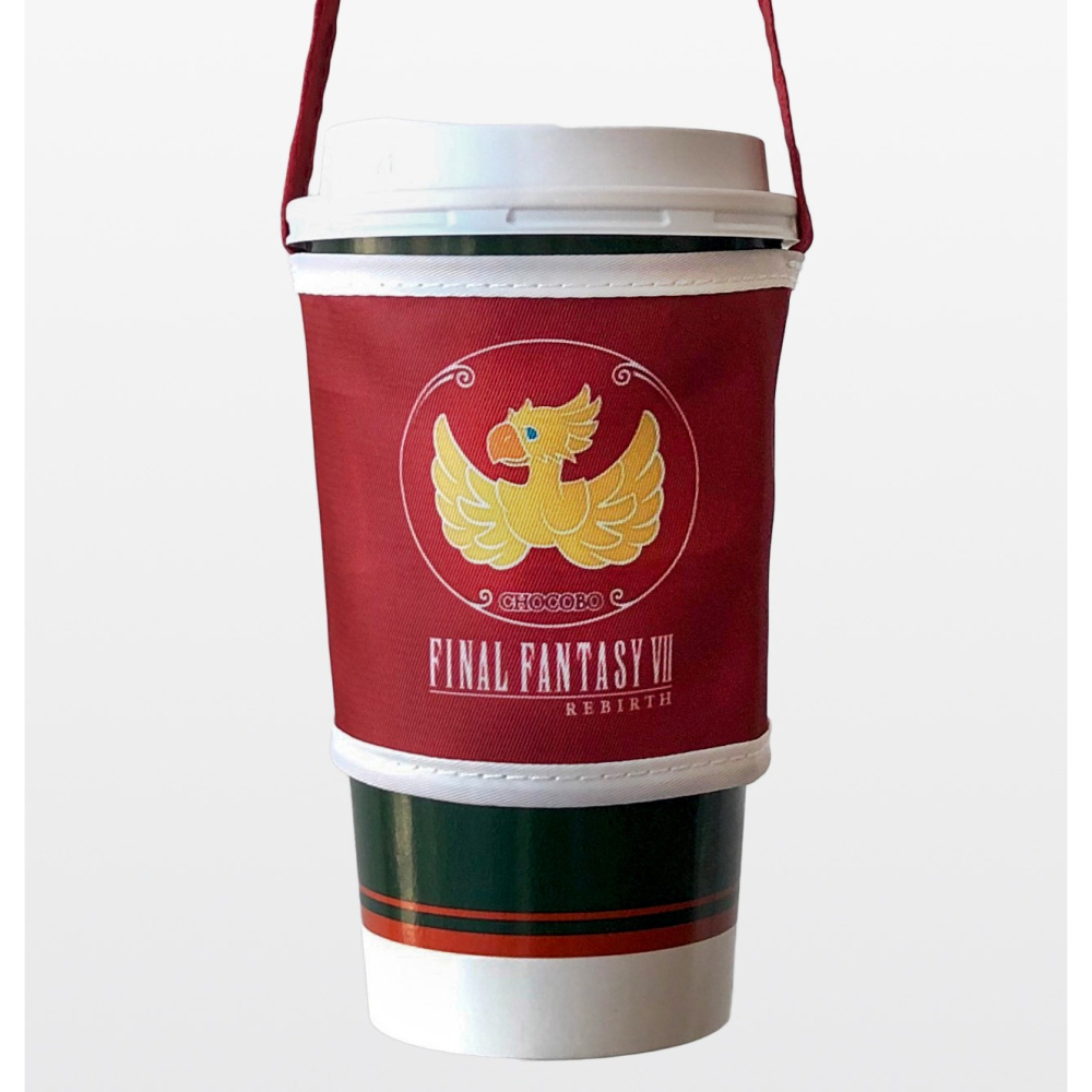 【全新現貨 原廠特典】太空戰士7 重生 Final Fantasy VII  最終幻想 原創設計杯套 陸行鳥 飲料杯套-細節圖4