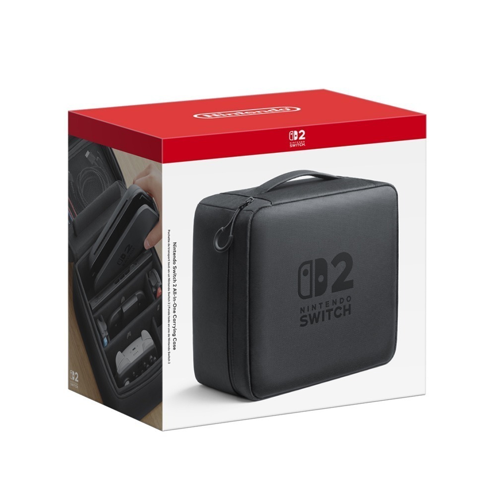 【台灣公司現貨附發票】任天堂 NS2 Switch2 全套收納包 灰黑 (台灣公司貨) 收納主機 Joy-Con-細節圖6