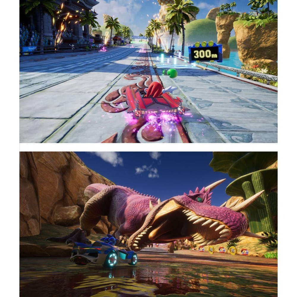 【全新台灣公司現貨】PS5 索尼克賽車 交叉世界-中文版●DLC+特製A4資料夾 [夢遊館]-細節圖6