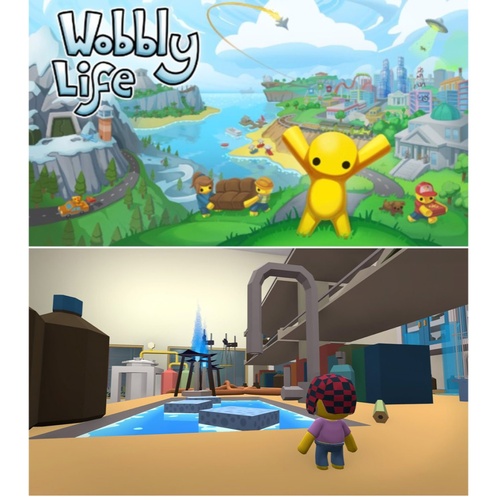 【台灣公司貨現貨】任天堂NS Switch 晃晃人生 Wobbly Life-中文版●實體特典壓克力鑰匙圈-細節圖4