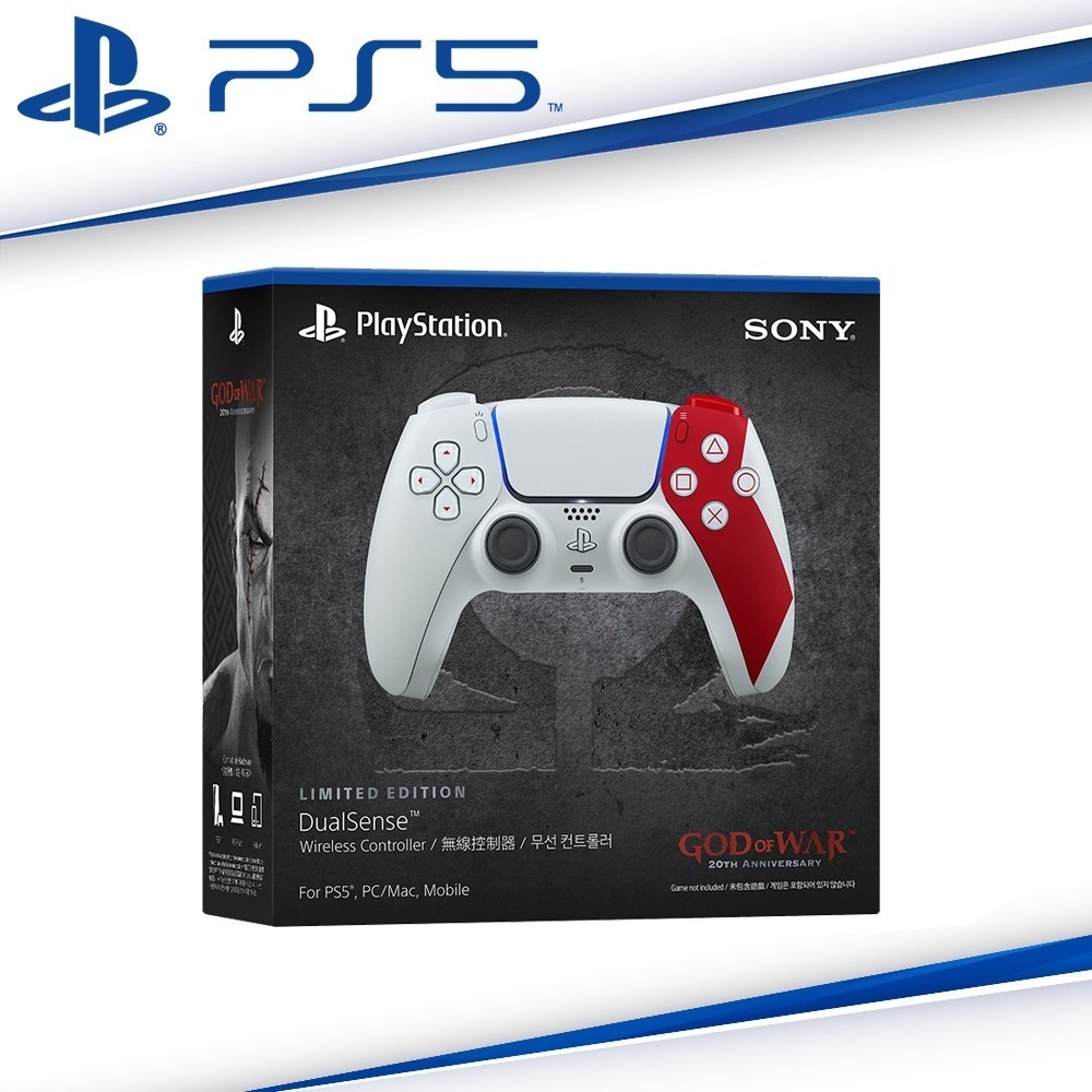 【全新台灣公司現貨附發票1年保】PS5 戰神 20週年紀念 DualSense 無線控制器 CFI-ZCT1GZA-細節圖6