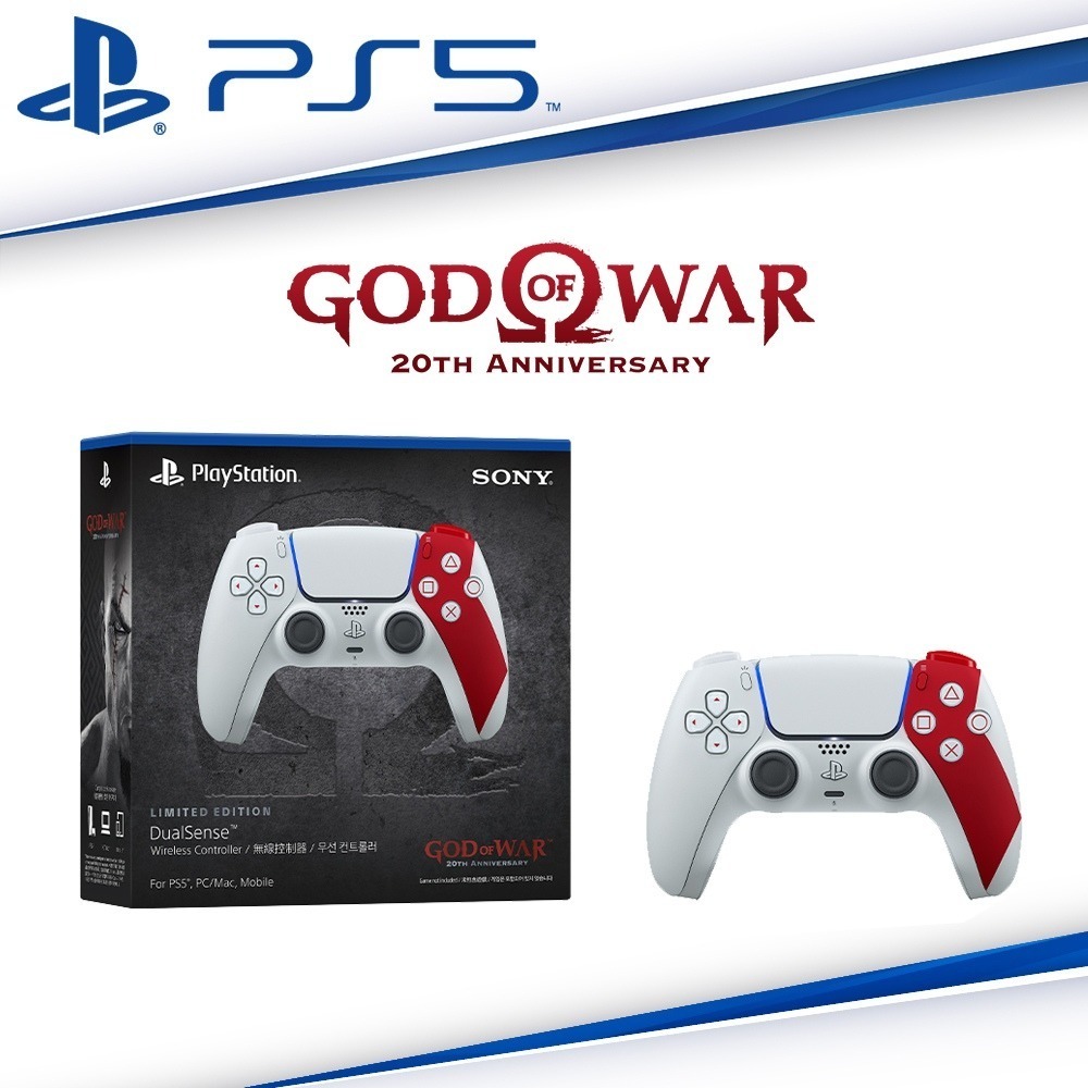 【全新台灣公司現貨附發票1年保】PS5 戰神 20週年紀念 DualSense 無線控制器 CFI-ZCT1GZA-細節圖7
