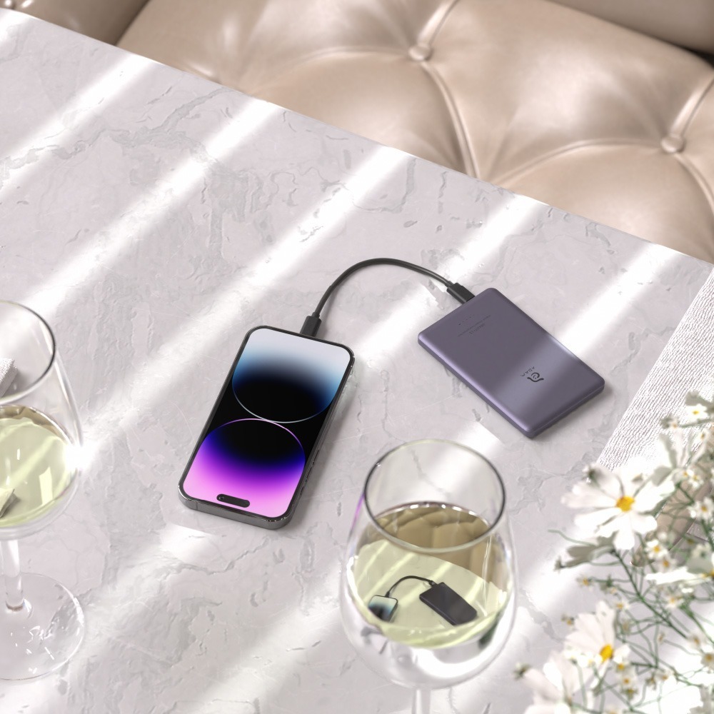 【可上機公司貨附發票】ADAM 亞果元素 GRAVITY C5 5000mAh超薄型磁吸行動電源 有標示Wh 無線充電-細節圖4