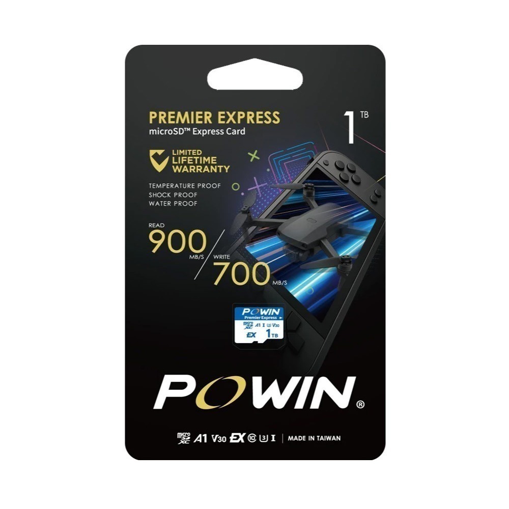 【台灣製造 NS2 switch2專用】Powin 寶威 microSD EXPRESS記憶卡 1TB ●贈收納盒-細節圖2