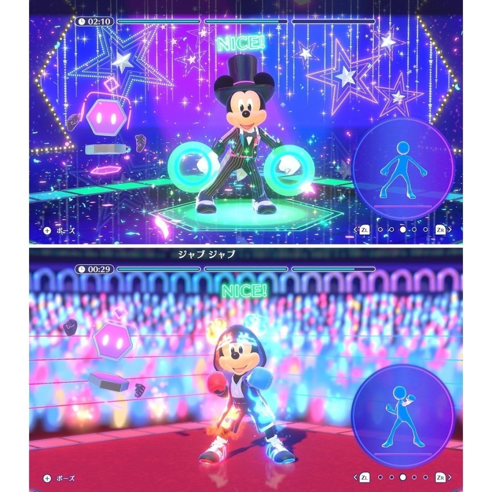 【全新台灣公司現貨】任天堂 NS Switch 迪士尼 米樂尼士健身-中文版●贈角色限定小卡1入-細節圖4