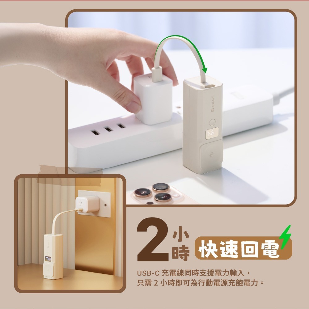 【全新台灣公司現貨】ADAM 亞果元素 VIONTA P5 Pro 五合一口袋型行動電源 藍色 粉色 [夢遊館]-細節圖9