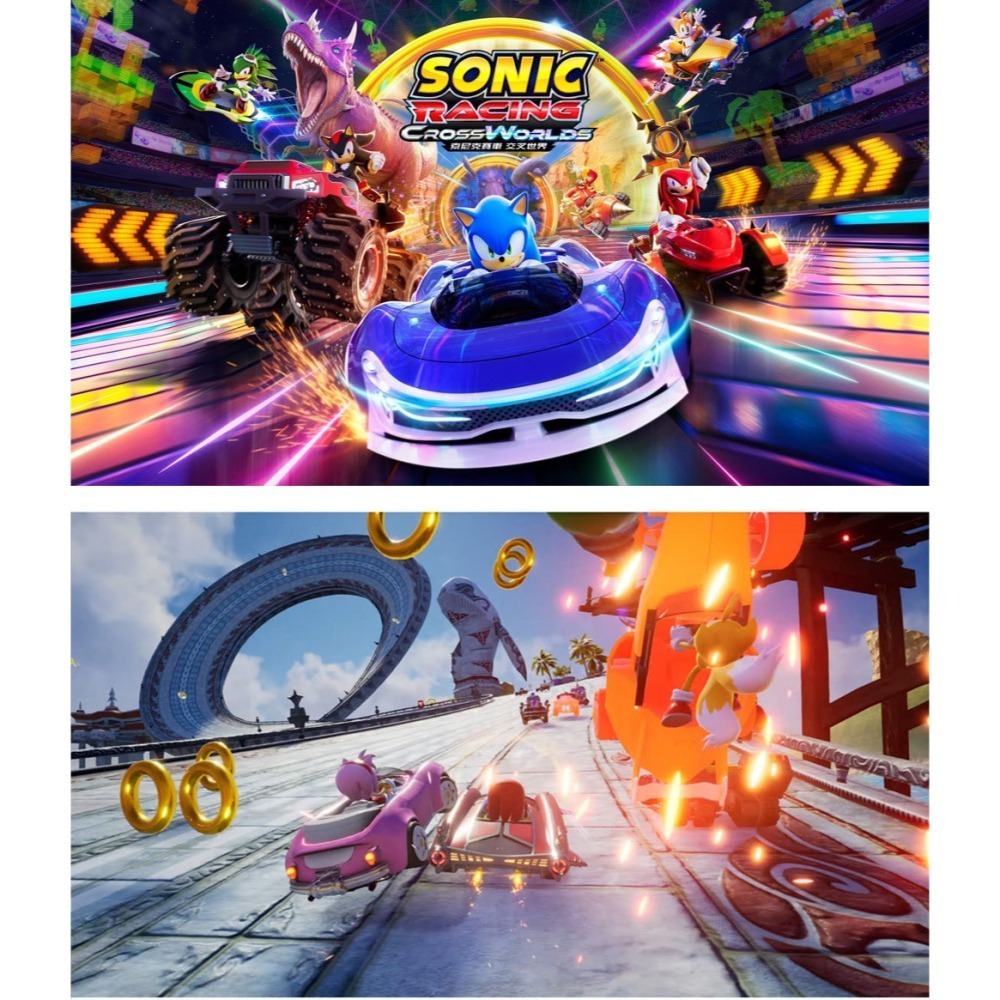 【3/26發售】任天堂NS Switch 索尼克賽車 交叉世界-中文版 [夢遊館]-細節圖3