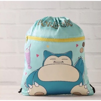 【全新現貨正版原廠授權特典】 寶可夢束口袋 皮卡丘 伊布 雷伊布 卡比獸 7-11 Pokémon-細節圖2