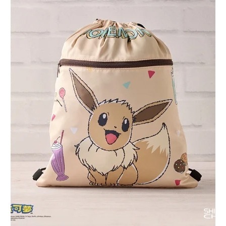 【全新現貨正版原廠授權特典】 寶可夢束口袋 皮卡丘 伊布 雷伊布 卡比獸 7-11 Pokémon-細節圖5