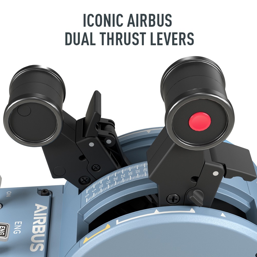 THRUSTMASTER 圖馬思特 TCA Officer Pack Airbus Edition 空中巴士飛行搖桿組-細節圖6