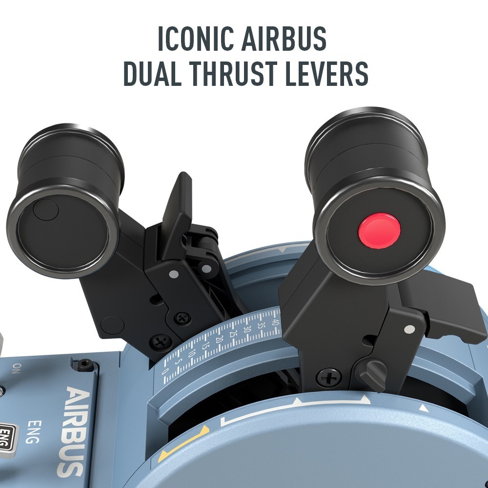 THRUSTMASTER 圖馬思特 TCA Officer Pack Airbus Edition 空中巴士飛行搖桿組-細節圖6