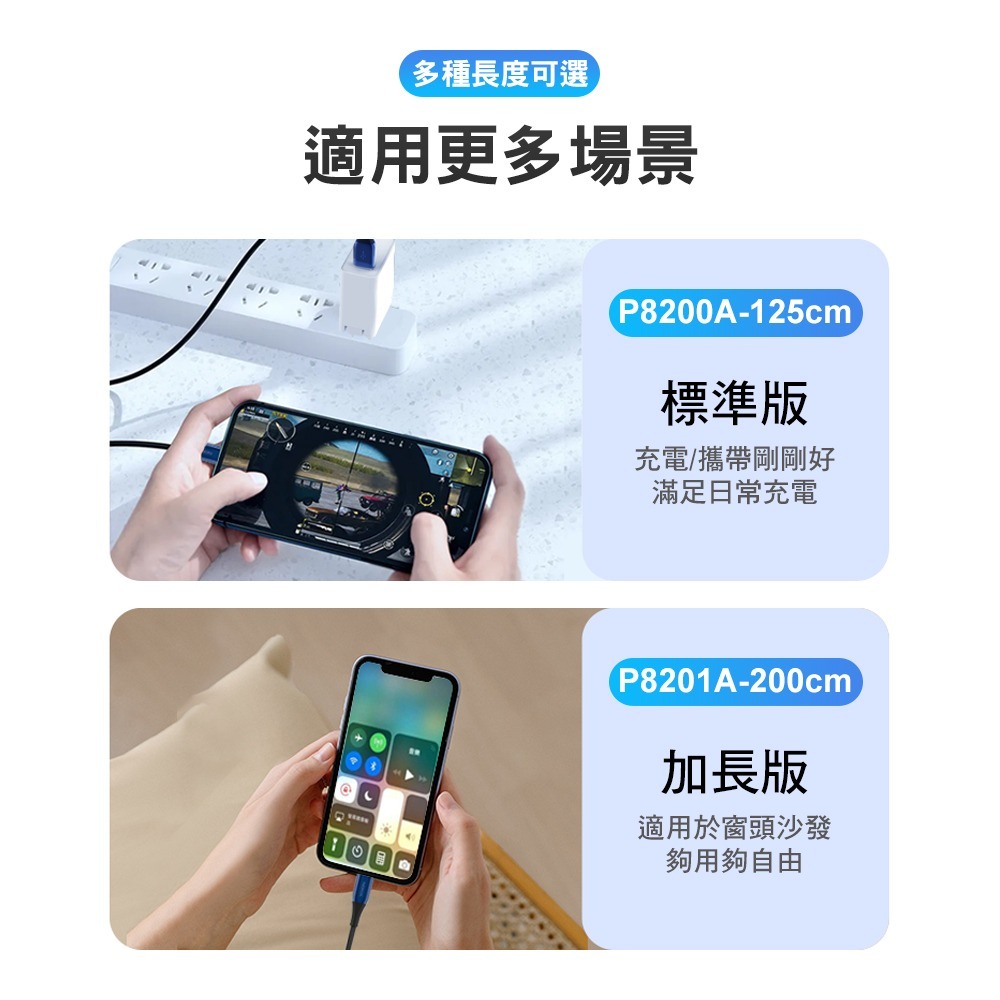 【全新現貨附發票】NOKIA USB-A to USB-C 125cm 2A 經典極速充電線  P8200A-細節圖3