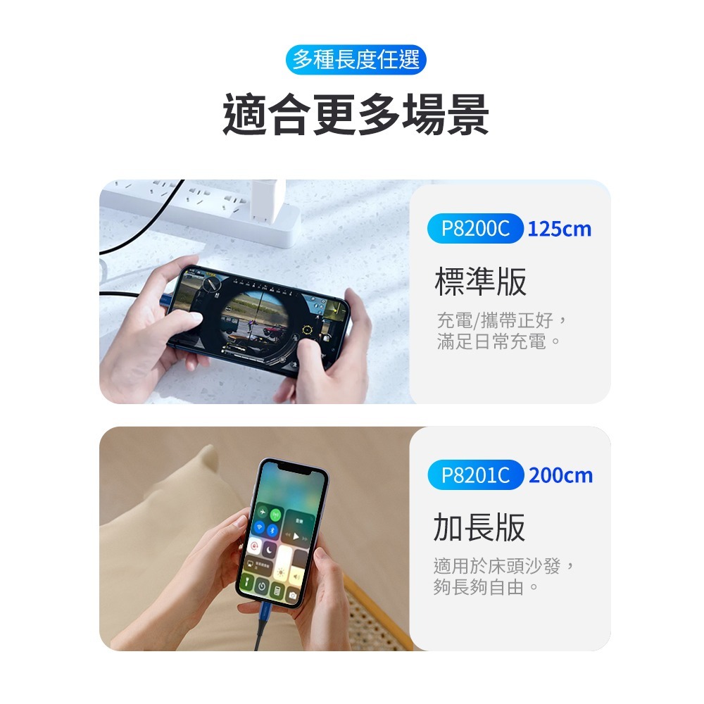 【全新現貨附發票】NOKIA USB-C to USB-C 125cm 3A 經典極速充電線  P8200C-細節圖11