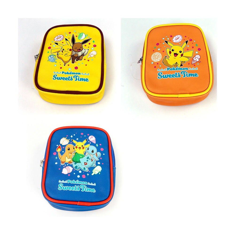 【全新現貨正版原廠授權特典】 寶可夢 口袋收納包 皮卡丘 伊布 7-11 Pokémon 妙蛙種子 傑尼龜-細節圖4