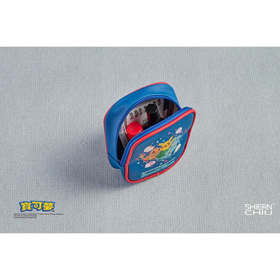 【全新現貨正版原廠授權特典】 寶可夢 口袋收納包 皮卡丘 伊布 7-11 Pokémon 妙蛙種子 傑尼龜-細節圖6