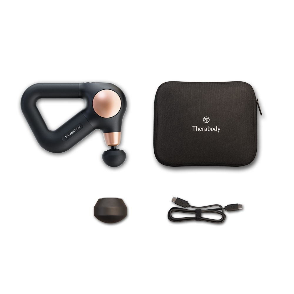 【現貨刷卡發票】THERAGUN Sense2 專業級智慧衝擊式筋膜槍(14kg推力/12mm振幅/2款按摩頭)-細節圖2