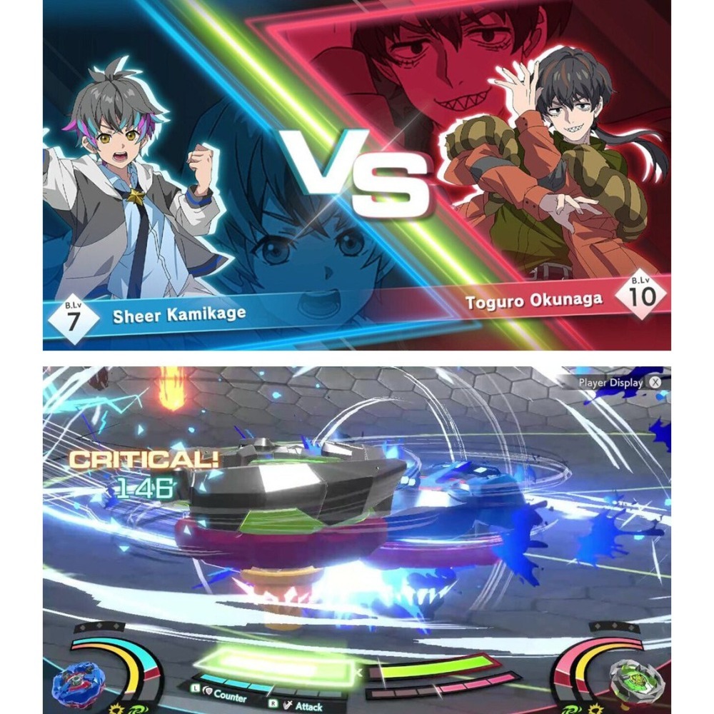 【全新現貨】任天堂 NS Switch 戰鬥陀螺 X XONE-中文完整版 [夢遊館] 忍者刺刀4-60LF 戰刃貼紙-細節圖6