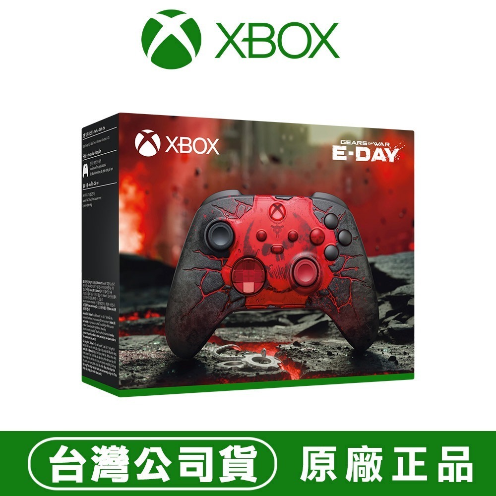 【9/30發售】XBOX 無線控制器《戰爭機器E-Day》限量版+原廠同步充電套件[夢遊館]-細節圖3
