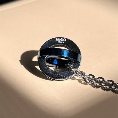 [米格MiGO]純鋼項鍊 二人世界-SP369/SP370-細節圖2