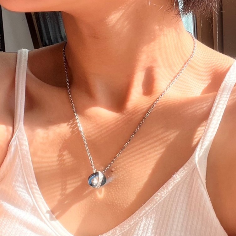 [米格MiGO]純鋼項鍊 二人世界-SP369/SP370-細節圖4