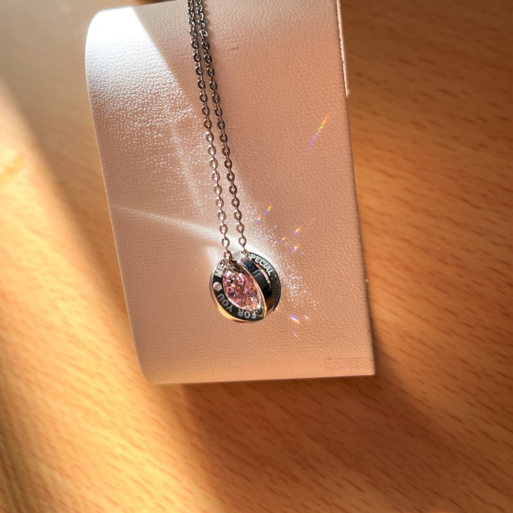 [米格MiGO]純鋼項鍊 愛的星球-SP367-細節圖2