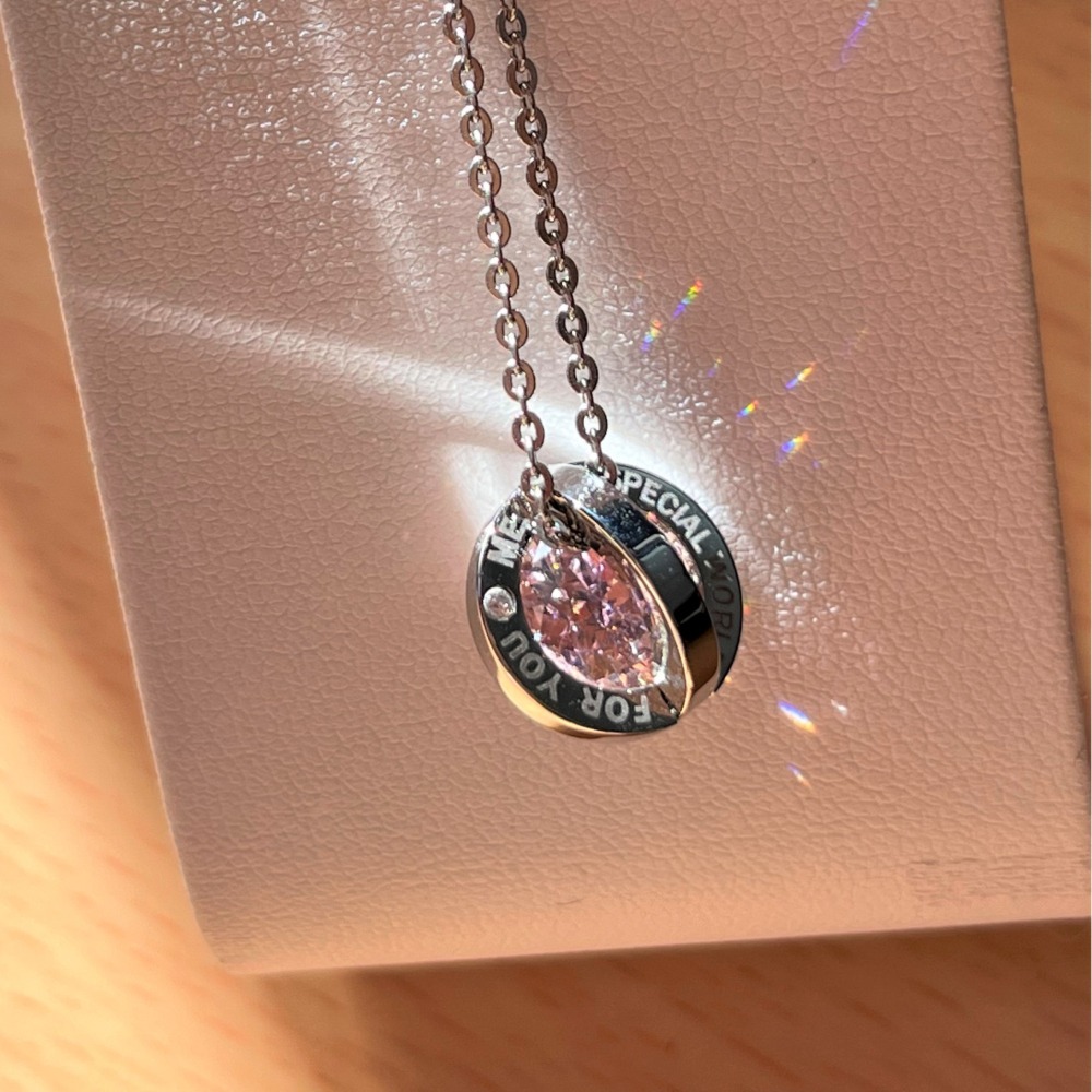 [米格MiGO]純鋼項鍊 愛的星球-SP367-細節圖3