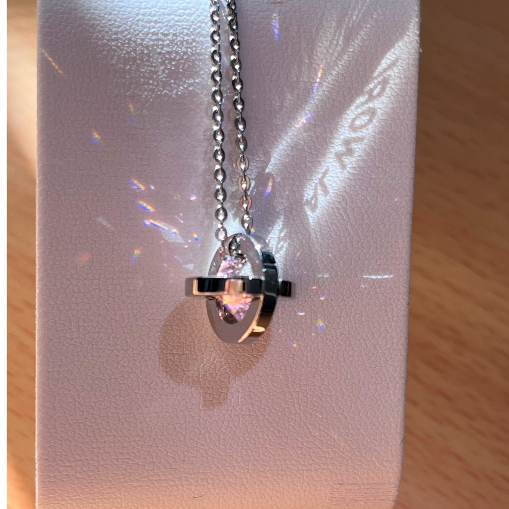 [米格MiGO]純鋼項鍊 愛的星球-SP367-細節圖4