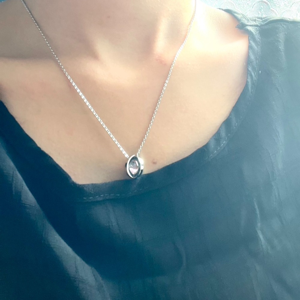 [米格MiGO]純鋼項鍊 愛的星球-SP367-細節圖8