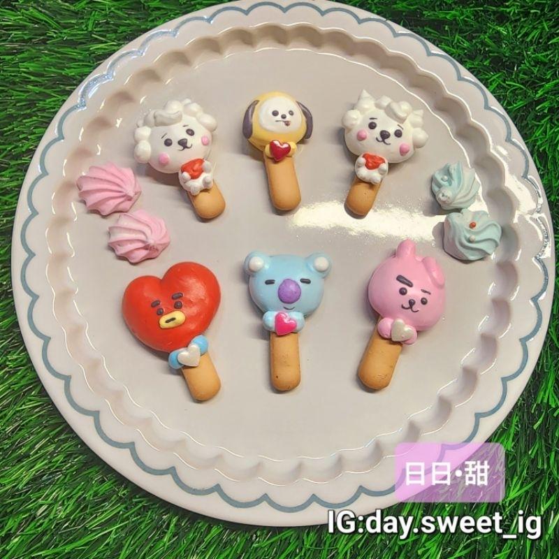 日日•甜❤️ BT21 造型馬林糖 生日分享 派對 喜糖 婚禮小物 二進 探房禮 買十送一-細節圖2
