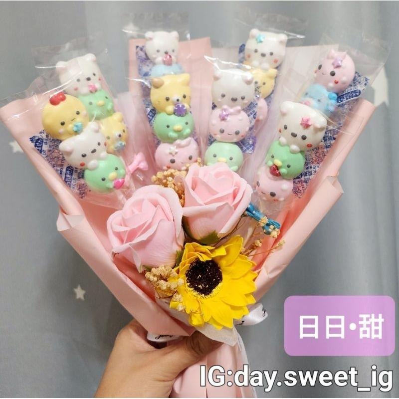 日日•甜❤️造型馬林糖花束 果汁馬林糖 寶可夢 迪士尼 皮克斯 瑪利歐 角落生物 果汁馬林糖 畢業花束 感謝花束-細節圖5