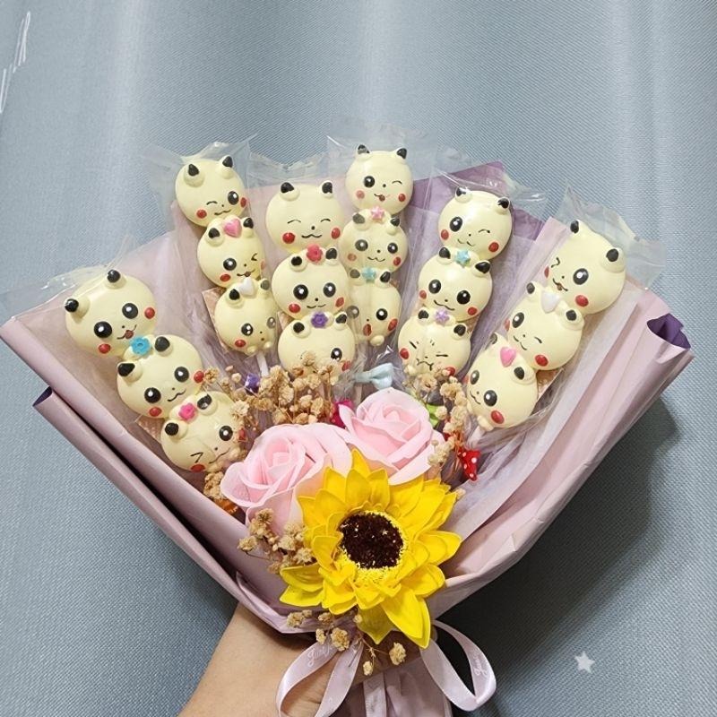 日日•甜❤️造型馬林糖花束 果汁馬林糖 寶可夢 迪士尼 皮克斯 瑪利歐 角落生物 果汁馬林糖 畢業花束 感謝花束-細節圖8