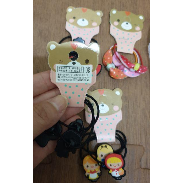 【現貨】韓國製 白雪 公主 兔子 愛麗絲 髮束 髮圈 絲巾 手帕 領巾-細節圖5