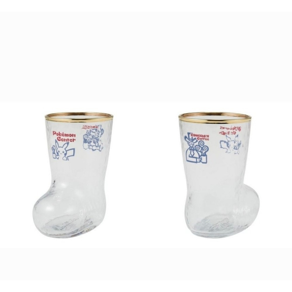 [現貨]日本 寶可夢中心 名古屋限定 コメダ珈琲店  聯名靴子玻璃杯 客美多 komeda 日本製 皮卡丘 限時特價-細節圖3