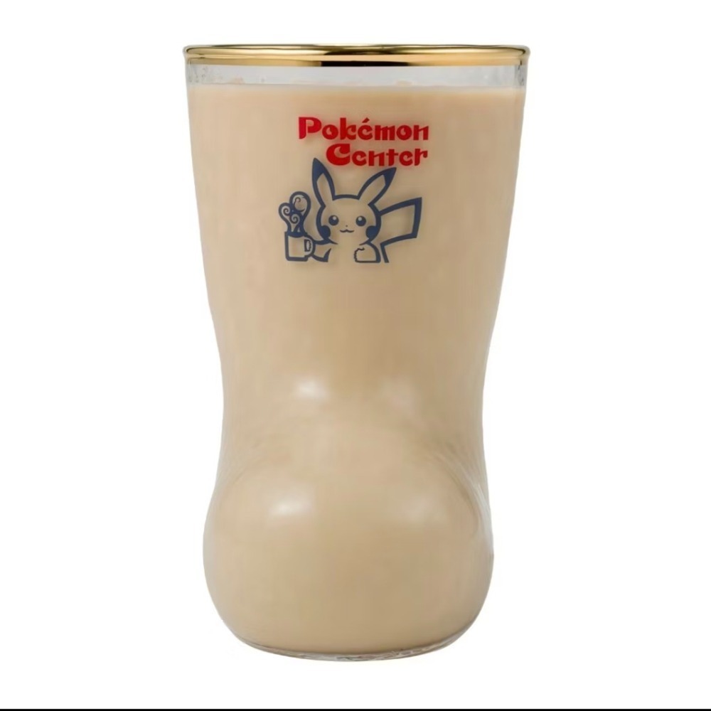 [現貨]日本 寶可夢中心 名古屋限定 コメダ珈琲店  聯名靴子玻璃杯 客美多 komeda 日本製 皮卡丘 限時特價-細節圖4
