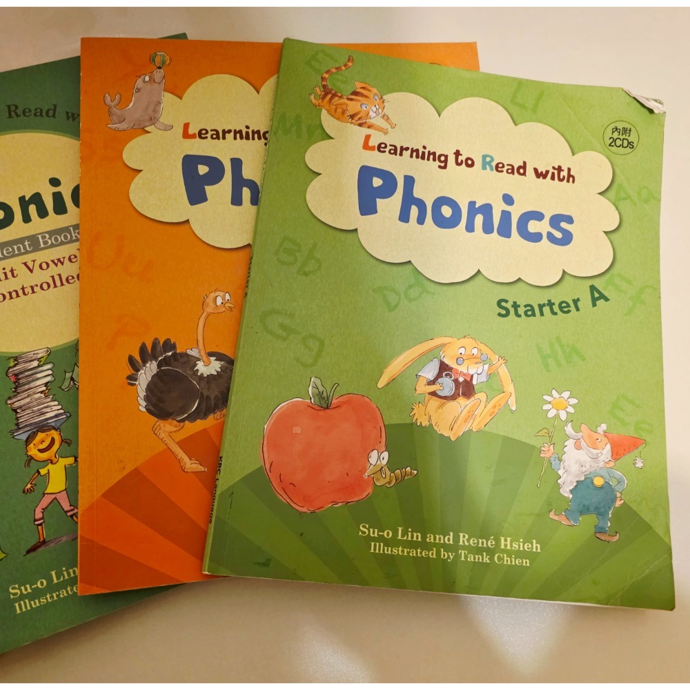[現貨]全新 Phonics 自然發音 英文課本 學習書 練習冊  KRC language-細節圖2