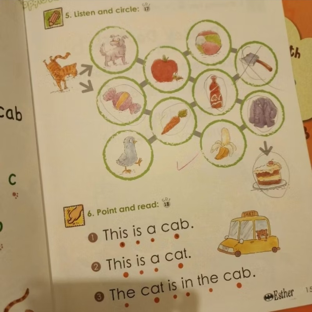 [現貨]全新 Phonics 自然發音 英文課本 學習書 練習冊  KRC language-細節圖5