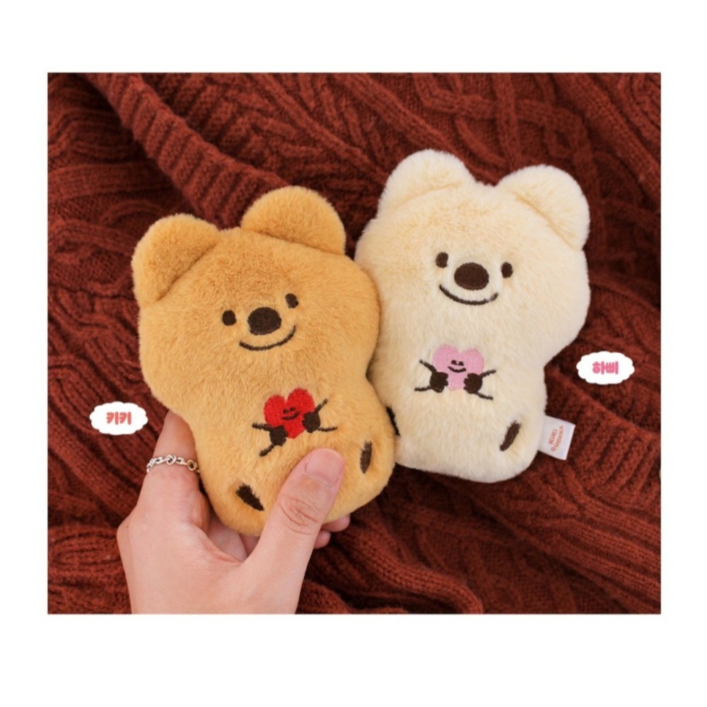 KiKi Quokka淚之女王金智媛同款 韓國文創卡通 Quokka 短尾矮袋鼠 毛絨公仔 可微波 暖手寶 暖包-細節圖2