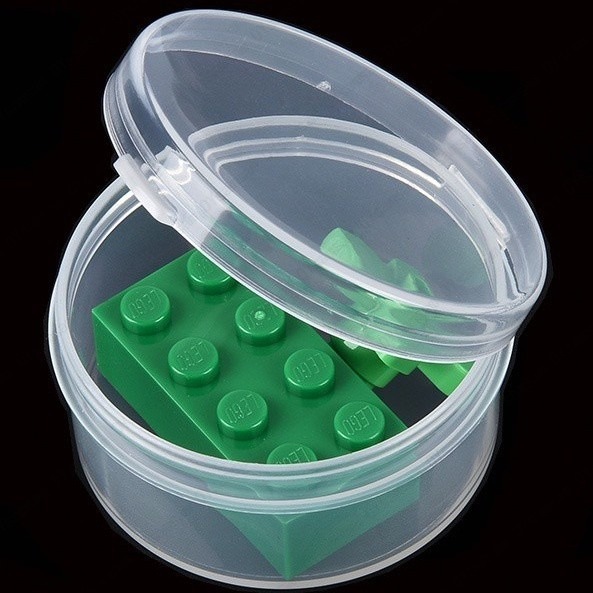 🚗台灣現貨🚗配件 小圓盒 PP塑膠盒 小盒子 45x22 透明塑膠盒 粉撲盒 有蓋塑膠圓盒 圓形包裝盒-細節圖6