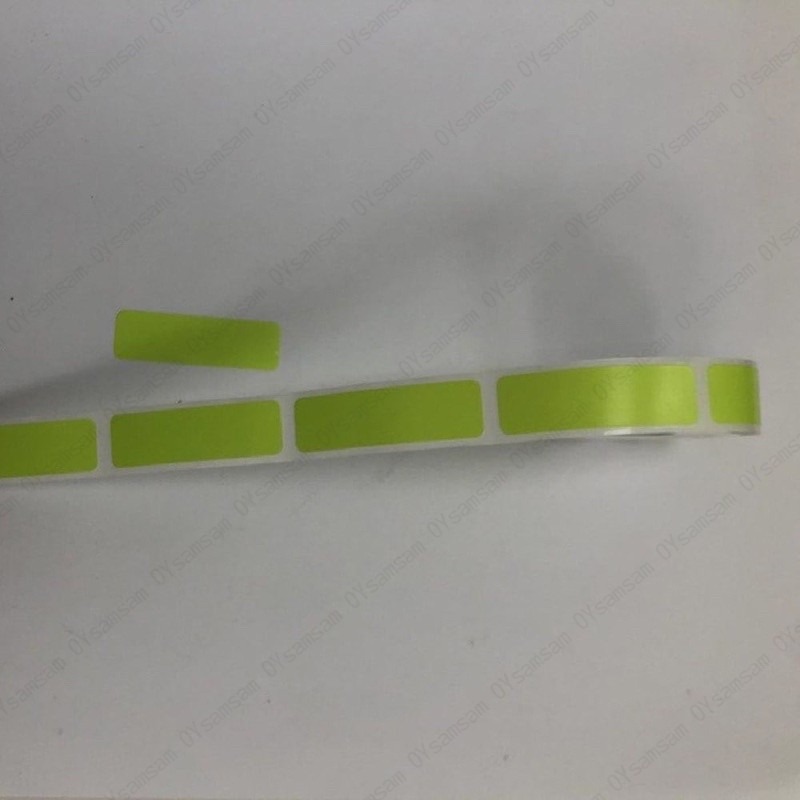 🔧配件 現貨 發票🔧標籤紙 綠色 多種尺寸 切割標籤 連續標籤 防水防油防刮 黏貼性高 無線藍芽標籤機用 隨印隨貼-細節圖3
