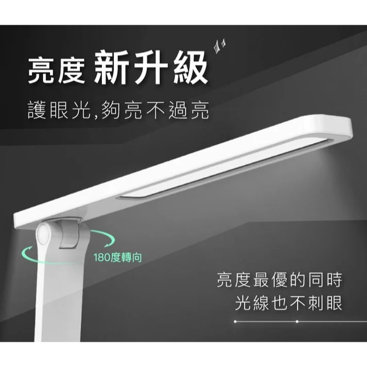 台灣現貨 POLYWELL 觸控式LED護眼檯燈 USB供電 3種色溫可調 寶利威爾 無段式亮度調整 光線柔和-細節圖5