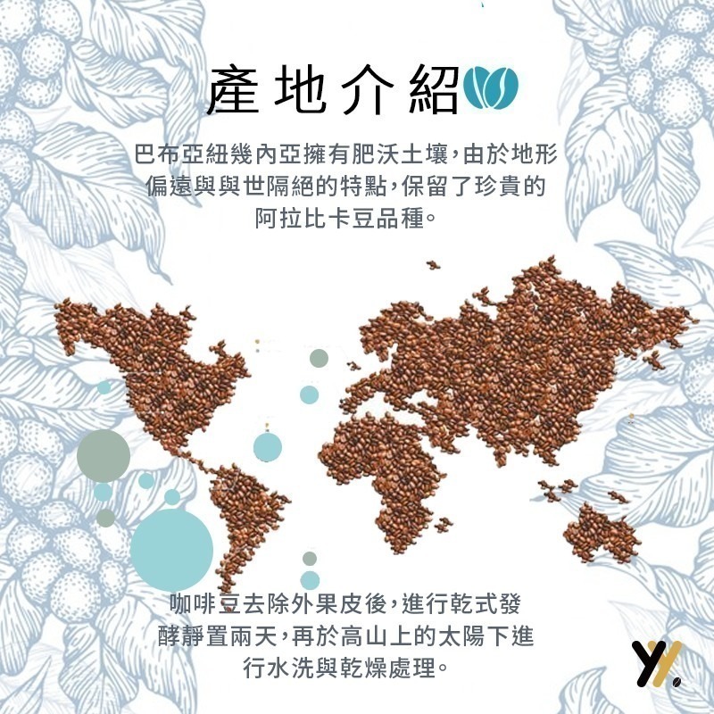 【yy bean coffee】巴布亞新幾內亞 一磅裝【CP值最高咖啡豆】-細節圖3
