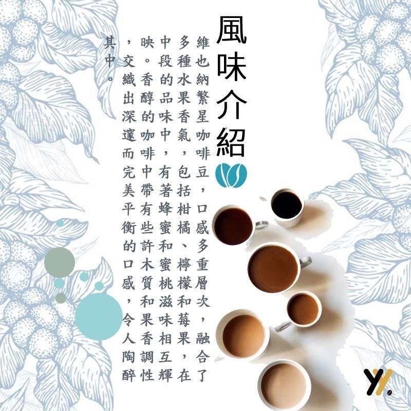 【yy bean coffee】維也納繁星 咖啡豆 一磅【新品嚐鮮】-細節圖2